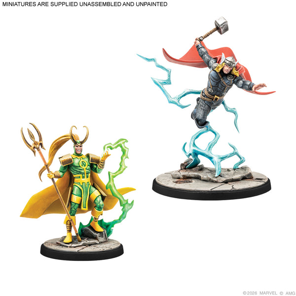 (NOT FOR SALE UNTIL 08/07/2026) Marvel Crisis Protocol - Asgardians Starter Set