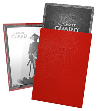 Deck Sleeves (Small) - Ultimate Guard - Katana - Japanese - Red (60 ct.)