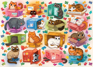 Cats vs. Puzzles - Jigsaw Puzzle (1000 Pcs.)
