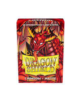 Deck Sleeves (Small) - Dragon Shield - Japanese - Matte - Crimson (60 ct.)