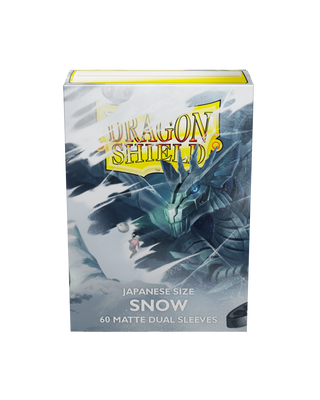 Deck Sleeves (Small) - Dragon Shield - Japanese - Matte Dual - Snow (60 ct.)