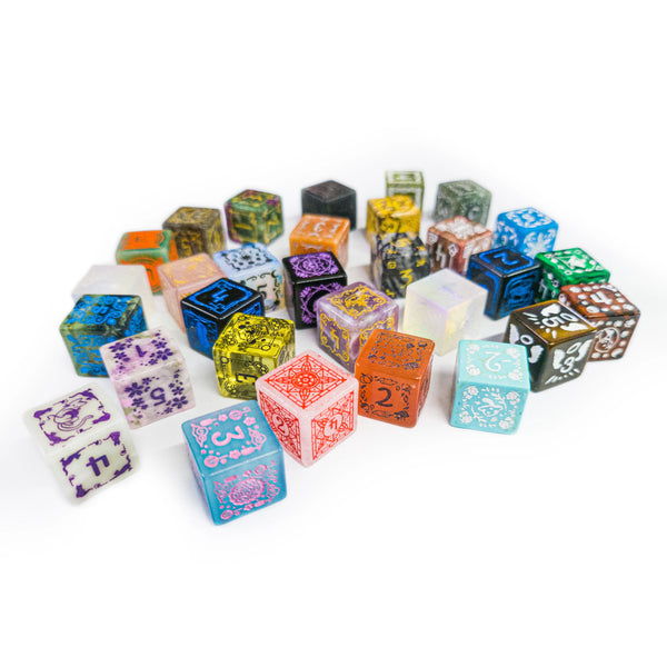 Dice - Level Up Dice - D6 - Glyphic Blind Bag Series 2