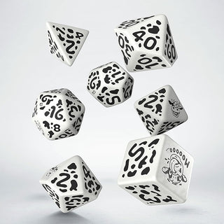 (NOT FOR SALE UNTIL 10/15/2025) Dice - Q-Workshop - Cow Dice Set - MOOzilla (7 ct.)