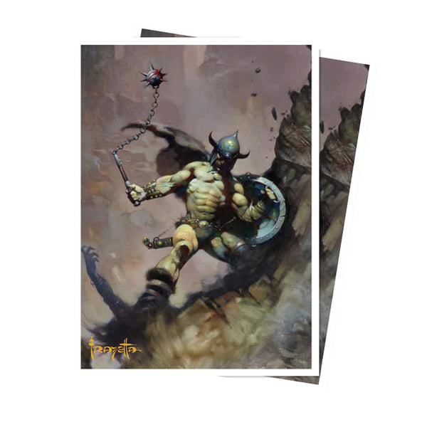 Deck Sleeves - Ultra Pro - Apex - Frank Frazetta - Warrior With Ball and Chain (105 ct.)