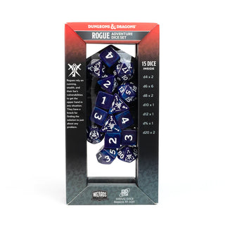 Dice - Sirius - Polyhedral RPG Set (15 ct.) - 16mm - Adventure Dice - Rogue Purple