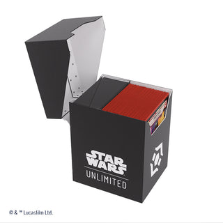 Deck Box - Gamegenic - Star Wars: Unlimited - Soft Crate - Black/White