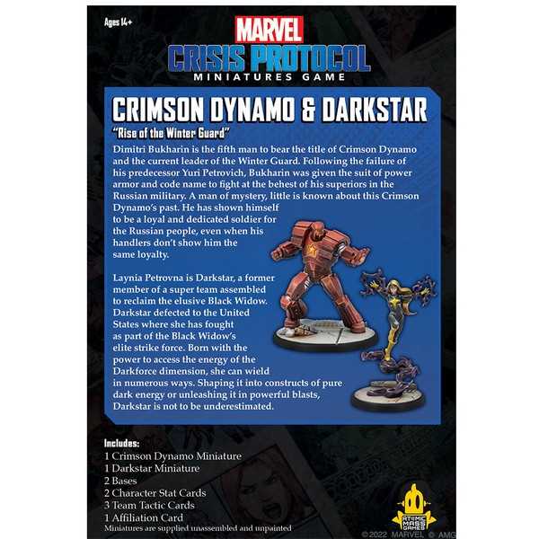 Marvel Crisis Protocol - Crimson Dynamo & Dark Star Character Pack