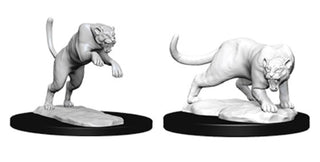 D&D - Nolzur's Marvelous Unpainted Miniatures - Panther & Leopard