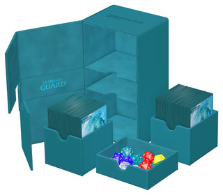 Deck Box - Ultimate Guard - Twin Flip 'n' Tray 200+ - Monocolor Petrol