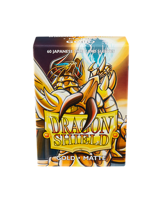 Deck Sleeves (Small) - Dragon Shield - Japanese - Matte - Gold (60 ct.)