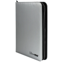 Binder - Ultra Pro - 9-Pocket Zippered Album - PRO-Binder - Silver