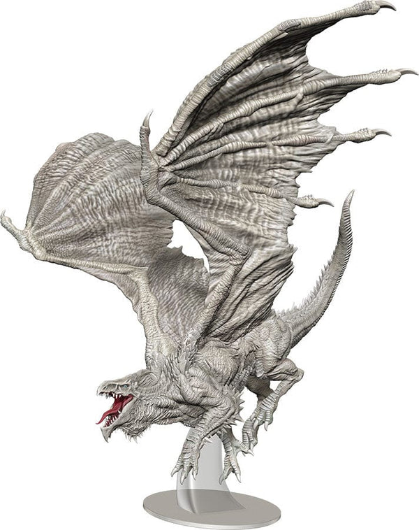 D&D - Icons of the Realms - Premium Painted Miniatures - Adult White Dragon
