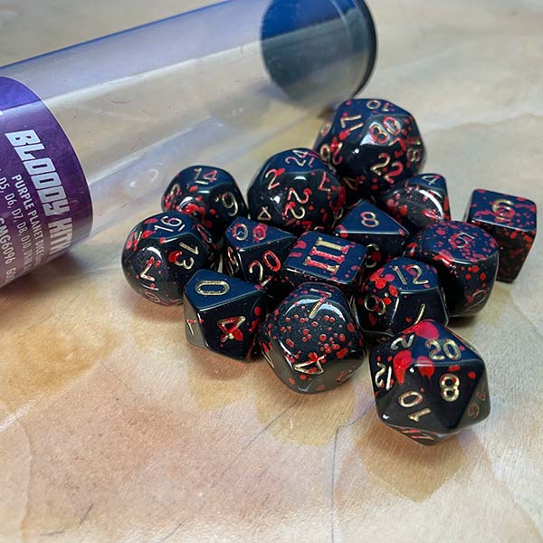 Dice - Goodman Games - Polyhedral RPG Set (14 ct.) - Bloody Kith Horde
