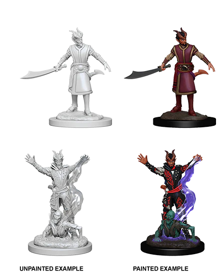 D&D - Nolzur's Marvelous Unpainted Miniatures - Tiefling Male Warlock