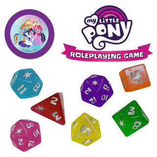 Dice - Polyhedral RPG Set (8 ct.) - 16mm - My Little Pony RPG Dice Set