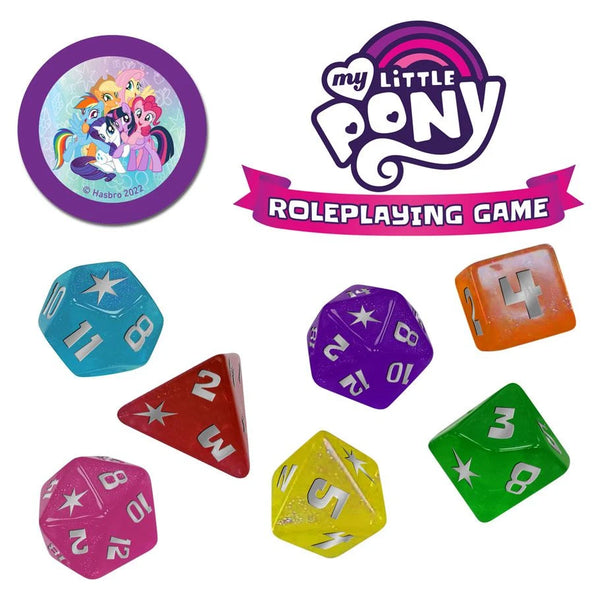 Dice - Polyhedral RPG Set (8 ct.) - 16mm - My Little Pony RPG Dice Set