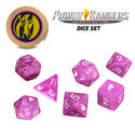 Power Rangers RPG - Dice Set (7 Ct. + Coin) - Pink