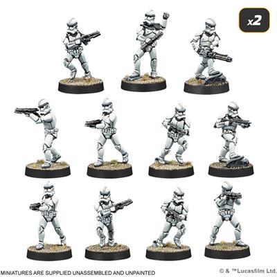 (NOT FOR SALE UNTIL 10/17/2025) Star Wars: Legion – Galactic Republic Starter Set