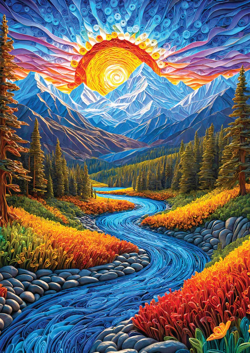 Sunrise Landscape - Jigsaw Puzzle (1000 Pcs.)