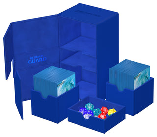 Deck Box - Ultimate Guard - Twin Flip 'n' Tray 200+ - Monocolor Blue