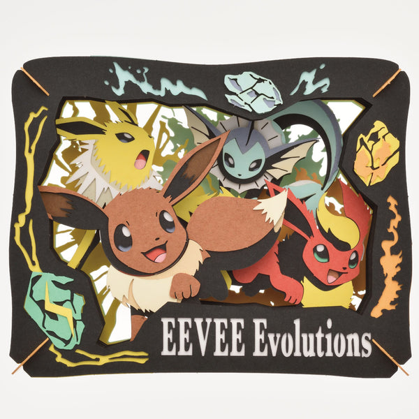 Ensky Paper Theater - Pokemon - Eevee Evolutions (PK-007)