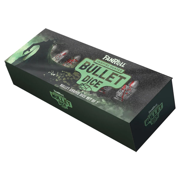 Dice - FanRoll - Polyhedral Set (7 ct.) - Resin - Vampire Hunter Bullet Dice Set