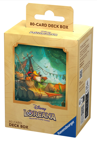 Deck Box - Ravensburger - 80 Card Deck Box - Disney Lorcana TCG - Into the Inklands - Robin Hood