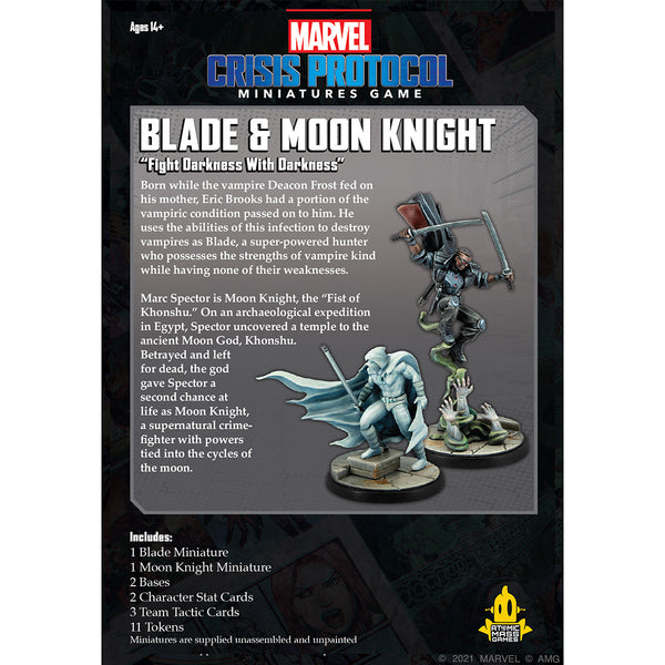 Marvel Crisis Protocol - Blade & Moon Knight Character Pack