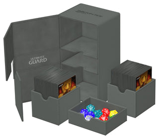 Deck Box - Ultimate Guard - Twin Flip 'n' Tray 200+ - Monocolor Grey