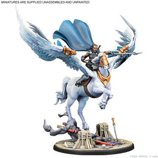 Marvel Crisis Protocol - Valkyrie on Elendil & Warriors Three