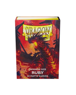 Deck Sleeves (Small) - Dragon Shield - Japanese - Matte - Ruby (60 ct.)