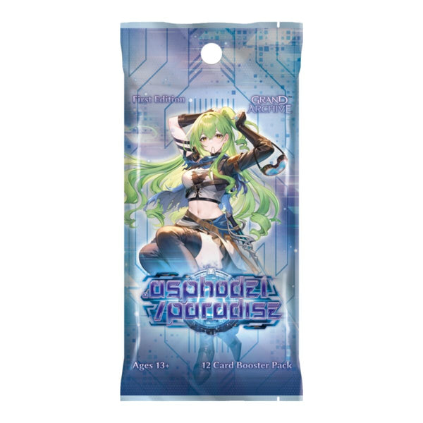 (NOT FOR SALE UNTIL 08/21/2026) Grand Archive TCG - Asphodel/Paradise (1st Edition) Booster Pack