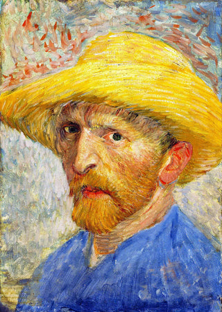 Van Gogh: Self-Portrait with a Straw Hat - Jigsaw Puzzle (1000 Pcs.)