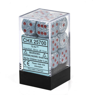 Dice - Chessex - D6 Set (12 ct.) - 16mm - Speckled - Air