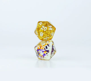 Dice - Sirius - Polyhedral RPG Set (8 ct.) - 16mm - Violet Swirl