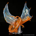 D&D - Icons of the Realms - Premium Painted Miniatures - Adult Topaz Dragon