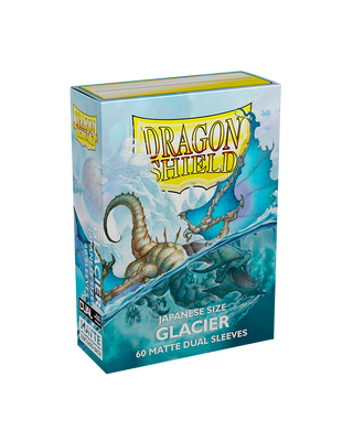 Deck Sleeves (Small) - Dragon Shield - Japanese - Matte Dual - Glacier (60 ct.)