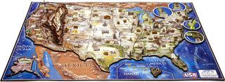 The Country of USA - History Over Time - 3D Puzzle (950+ Pcs.)