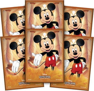 Deck Sleeves - Ravensburger - Disney Lorcana TCG - The First Chapter C - Mickey Mouse (65 ct.)