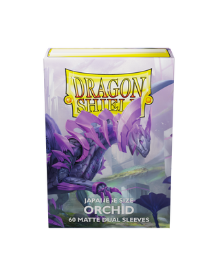 Deck Sleeves (Small) - Dragon Shield - Japanese - Matte Dual - Orchid (60 ct.)