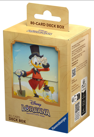 Deck Box - Ravensburger - 80 Card Deck Box - Disney Lorcana TCG - Into the Inklands - Scrooge McDuck