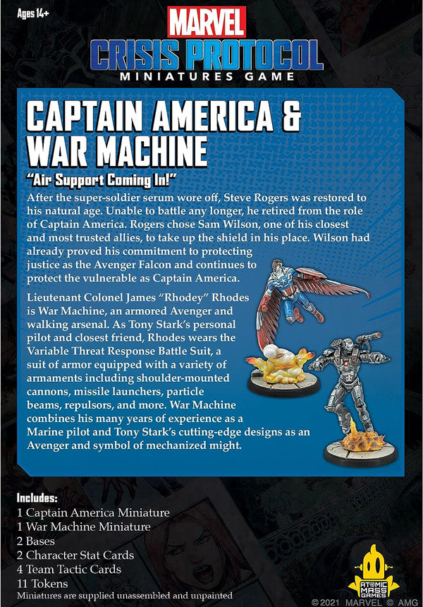 Marvel Crisis Protocol - Captain America & War Machine Pack