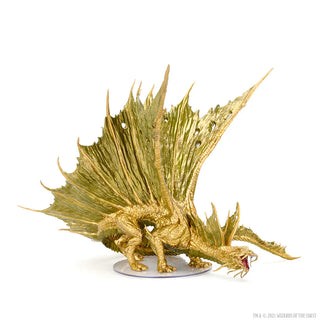 D&D - Icons of the Realms - Premium Painted Miniatures - Adult Gold Dragon