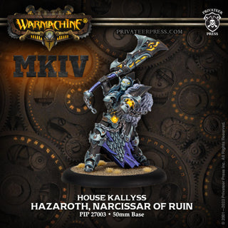 Warmachine MKIV - Dusk House Kallyss - Hazaroth, Narcissar of Ruin