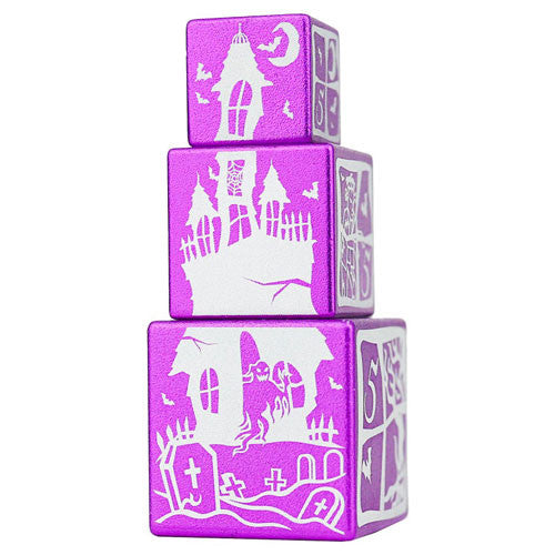 Dice - Sirius - D6 Set (3 ct.) - 6-Sided Stackable - Haunted House