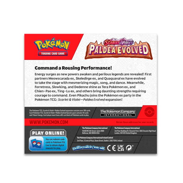 Pokémon TCG - Scarlet & Violet Set 2 - Paldea Evolved - Booster Display Box (SV02)