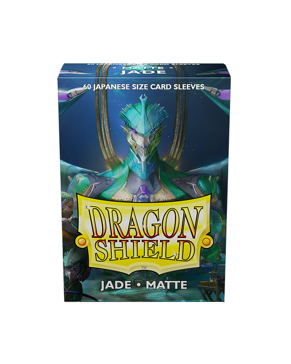 Deck Sleeves (Small) - Dragon Shield - Japanese - Matte - Jade (60 ct.)