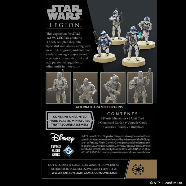 Star Wars Legion - Republic Specialists Personnel Expansion