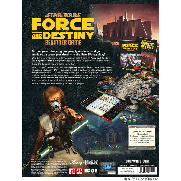 Star Wars RPG - Force and Destiny - Beginner Game