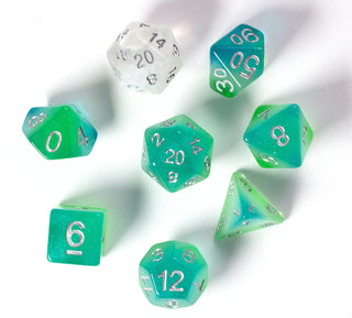 Dice - Sirius - Polyhedral RPG Set (8 ct.) - 16mm - Blue Hawaiian